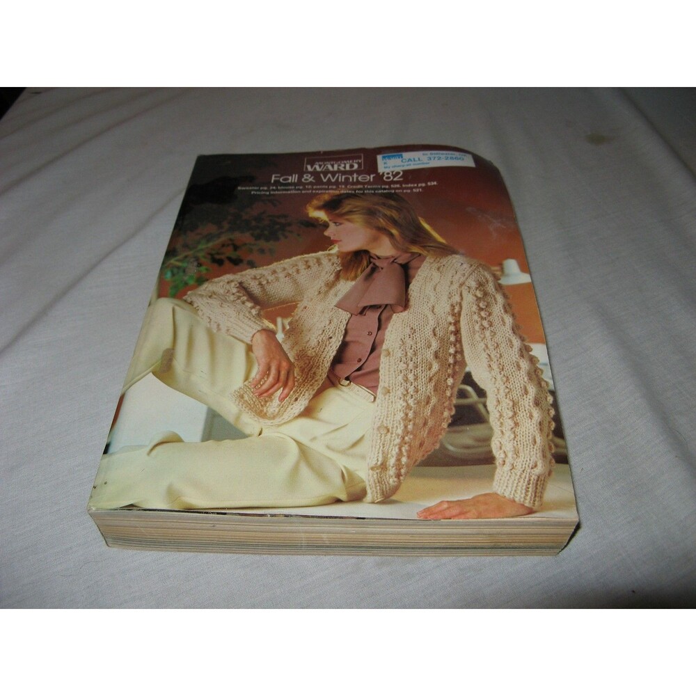 Montgomery Ward Fall & Winter 1982 Catalog Clothing Lingerie Shoes Jewelry